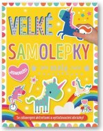 Velké samolepky pro malé ruce Jednorožci