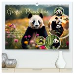 Großer Pandabär (hochwertiger Premium Wandkalender 2025 DIN A2 quer), Kunstdruck in Hochglanz
