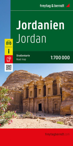 Jordanien, Straßenkarte 1:700.000, freytag & berndt