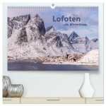 Lofoten ...ein Wintertraum (hochwertiger Premium Wandkalender 2025 DIN A2 quer), Kunstdruck in Hochglanz