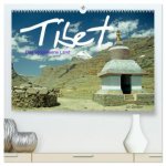 Tibet Das vergessene Land (hochwertiger Premium Wandkalender 2025 DIN A2 quer), Kunstdruck in Hochglanz