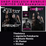 Sonic Seducer 04/2024 + Combichrist CMBCRST-Bundle: Titel Story + signierte Fotokarte + XL Poster + Sticker + exklusiver Remix