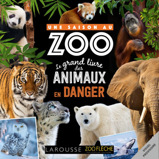 UNE SAISON AU ZOO - Le grand livre des animaux en danger