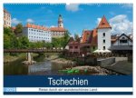 Tschechien - Eine Reise durch ein wunderschönes Land (Wandkalender 2025 DIN A2 quer), CALVENDO Monatskalender