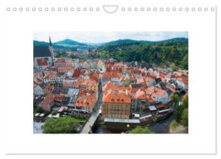 Ceský Krumlov - Böhmisch Krumau (Wandkalender 2025 DIN A4 quer), CALVENDO Monatskalender