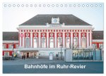 Bahnhöfe im Ruhr-Revier (Tischkalender 2025 DIN A5 quer), CALVENDO Monatskalender