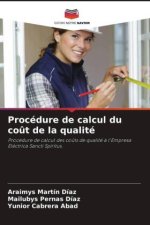 Procédure de calcul du coût de la qualité