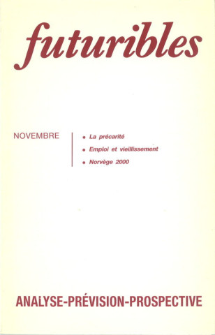 Futuribles 126, novembre 1988. La précarité