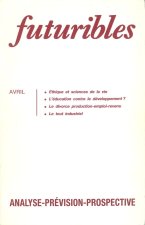Futuribles 131, avril 1989. Ethique et sciences de la vie