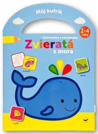 Mďż˝j kufrďż˝k Zvieratďż˝ z mora Maďż˝ovďż˝nky a samolepky