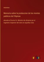 Memoria sobre la produccion de los montes publicos de Filipinas