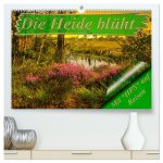 Die Heide blüht (hochwertiger Premium Wandkalender 2025 DIN A2 quer), Kunstdruck in Hochglanz