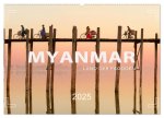 MYANMAR - Land der Pagoden (Wandkalender 2025 DIN A2 quer), CALVENDO Monatskalender