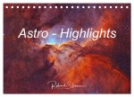 Astro - Highlights (Tischkalender 2025 DIN A5 quer), CALVENDO Monatskalender