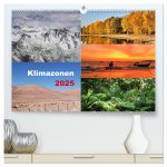 Klimazonen 2025 (hochwertiger Premium Wandkalender 2025 DIN A2 quer), Kunstdruck in Hochglanz