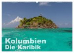 Kolumbien - Die Karibik (Wandkalender 2025 DIN A2 quer), CALVENDO Monatskalender