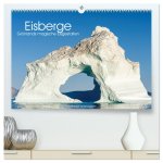Eisberge - Grönlands magische Eisgestalten (hochwertiger Premium Wandkalender 2025 DIN A2 quer), Kunstdruck in Hochglanz