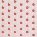 Servietten Erdbeeren, Pixel, Rosa, FSC MIX, 20 Stk, 33 x 33 cm
