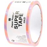 Paketklebeband Flieder / Neonorange, 5 cm x 32 m