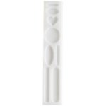 Silikon Gießform Haarspangen und Broschen / Außenmaß Silikonform 4 x 21,5 cm