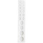 Silikon Gießform Knöpfe / Außenmaß Silikonform 4 x 21,5 cm