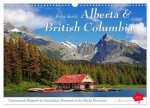 Reise durch Alberta und British Columbia (Wandkalender 2025 DIN A3 quer), CALVENDO Monatskalender