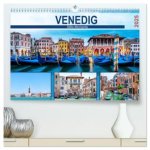 Venedig - Stille Momente (hochwertiger Premium Wandkalender 2025 DIN A2 quer), Kunstdruck in Hochglanz