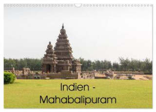 Indien - Mahabalipuram (Wandkalender 2025 DIN A3 quer), CALVENDO Monatskalender