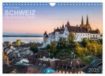 Schweiz - Die schönsten Städte (Wandkalender 2025 DIN A4 quer), CALVENDO Monatskalender