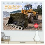 Maschinen - Mal anders gesehen (hochwertiger Premium Wandkalender 2025 DIN A2 quer), Kunstdruck in Hochglanz