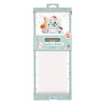 Trötsch Notizblock mit Stift und Magnet Winterwald