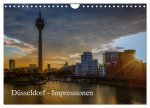 Düsseldorf - Impressionen (Wandkalender 2025 DIN A4 quer), CALVENDO Monatskalender