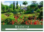 Madeira - Gärten und Quintas (Tischkalender 2025 DIN A5 quer), CALVENDO Monatskalender