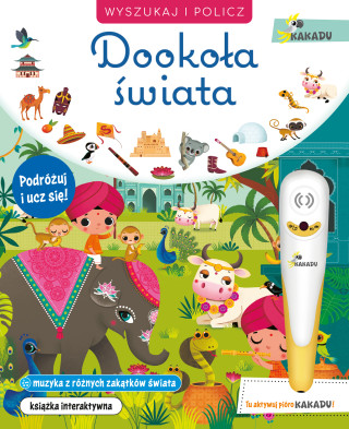 Dookoła świata. Wyszukaj i policz. Kakadu (Marzia Giordano)(Pevná)