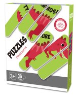 PUZZLE STICK DINOSAURES 12 EN 1 36 PIECES