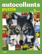 AUTOCOL PUZZLE ANIMAUX LOUP