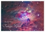 Farbiges Weltall (Wandkalender 2025 DIN A2 quer), CALVENDO Monatskalender