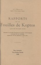 Rapports sur les Fouilles de Koptos (Janvier-Fevrier 1910)