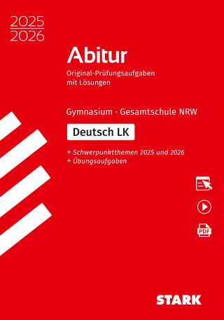 STARK Abiturprüfung NRW 2025/26 - Deutsch LK, m. 1 Buch, m. 1 Beilage