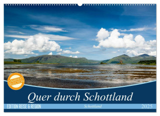 Quer durch Schottland (Wandkalender 2025 DIN A2 quer), CALVENDO Monatskalender