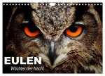 Eulen. Wächter der Nacht (Wandkalender 2025 DIN A4 quer), CALVENDO Monatskalender