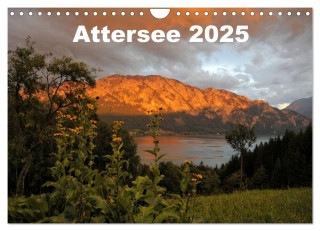 Attersee im Salzkammergut 2025 (Wandkalender 2025 DIN A4 quer), CALVENDO Monatskalender