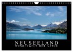 Neuseeland - Wunderwelt der Natur (Wandkalender 2025 DIN A4 quer), CALVENDO Monatskalender