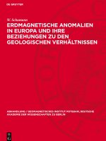 Erdmagnetische Anomalien in Europa und ihre Beziehungen zu den geologischen Verhältnissen