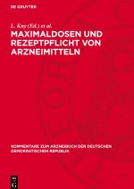Maximaldosen und Rezeptpflicht von Arzneimitteln