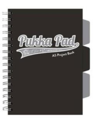 Kołozeszyt Pukka Pad A5 Project Book Black & Grey czarny