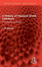 A History of Classical Greek Literature