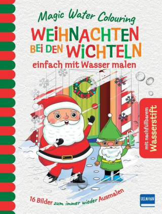 Magic Water Colouring - Weihnachten bei den Wichteln