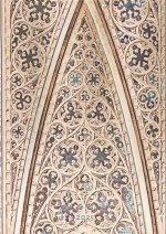 Vault of the Milan Cathedral (Duomo di Milano) Mini 12-month Horizontal Hardback Dayplanner 2025 (Wrap Closure)