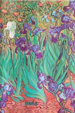 Van Gogh’s Irises (Mini 12-month Verso Hardback Dayplanner 2025 (Elastic Band Closure)
